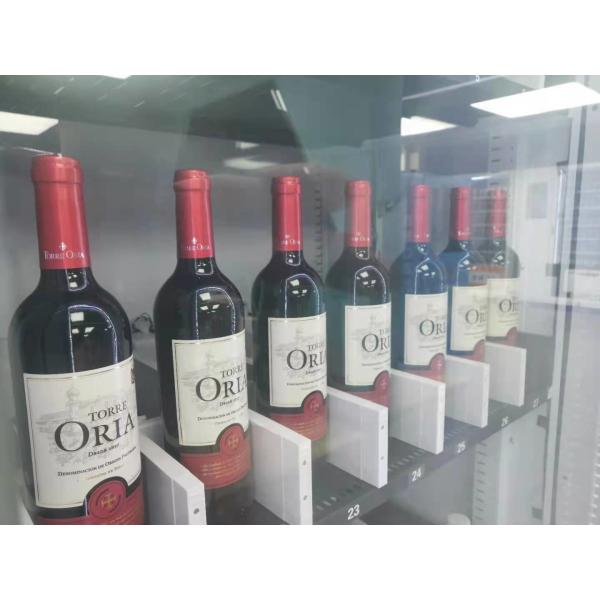 Commercial Alcohol Vending Machine With Lift System and Age Verification for Glass Bottled Beer Wine Sales