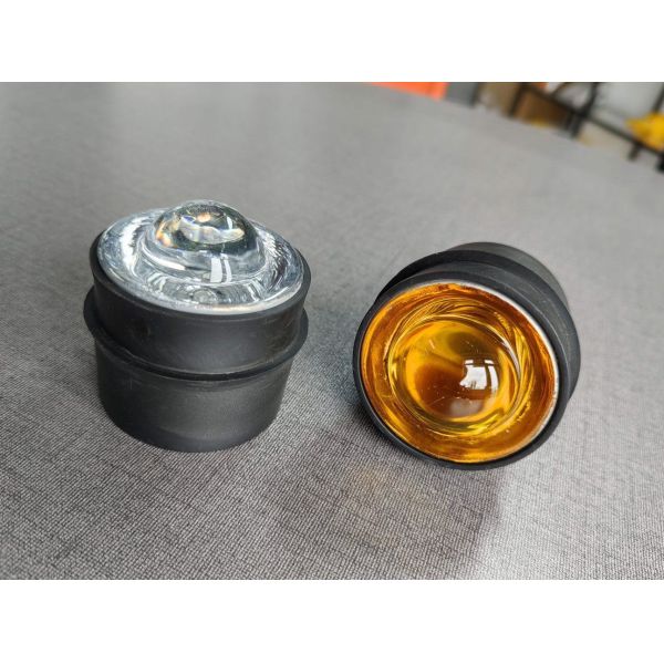50mm Reflective Road Stud Cat Eye Marker with Durable Rubber Cover for Long Lasting Traffic Safety Applications
