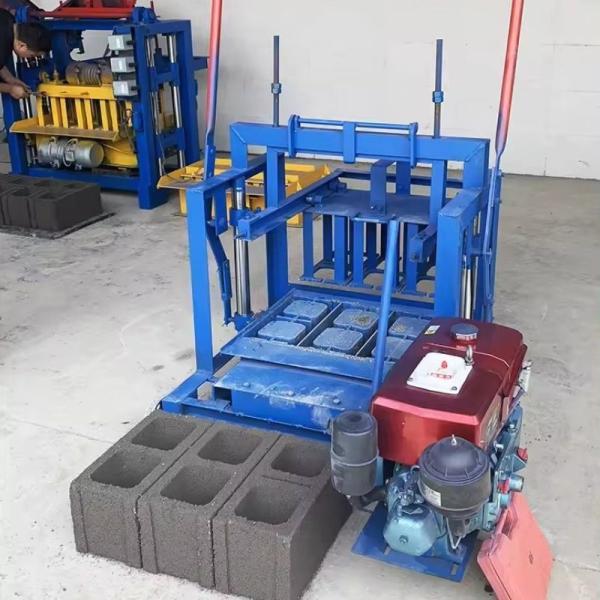 Semi-Automatic Hydraulic Vibration Compressed Interlocking Building Block Brick Making Machine