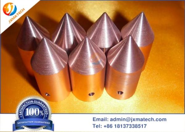 Customized Copper Tungsten Electrodes For High Voltage Anodes / Cathode Discharges