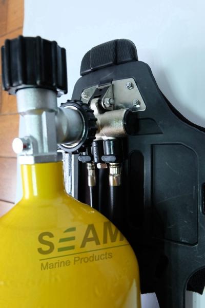 Instrumento de respiração pneumático 6LT/ajustado da pressão positiva 300bar RHZK6/30