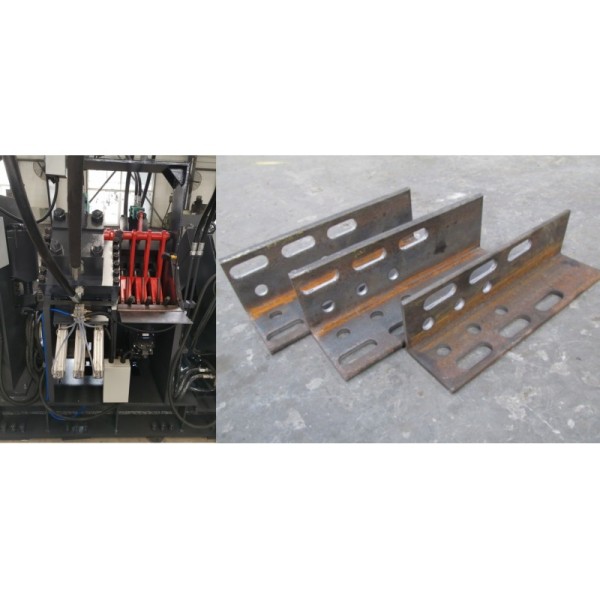 JNC Series CNC Punching Marking And Cutting Machine For Angles 25x6.5x2.5m Overall Dimension