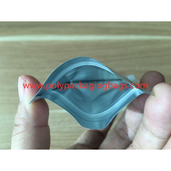 Resealable Zip Aluminium Foil Self Adhesive Bags / Dried Fruit Seeds Tea Packaging Pouch