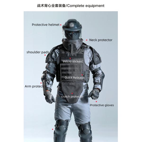 Customized Flame Retardant army vest bulletproof Black Stab-Proof Vest