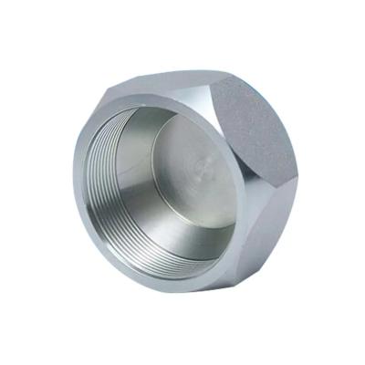 Hexagon C45  5/8  JIC thread 37 degree  blocking pipe end cap nut
