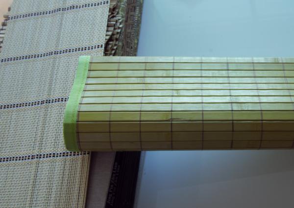 Professional Traditional Bamboo Roman Blinds 1.28kg/Sqm Compact Framework