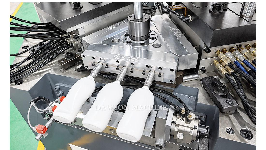 Automatic 25 kW Customizable Injection Blow Molding Machine for Plastic Bottle Production