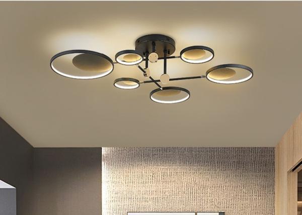 Lâmpada de suspensão moderna antiga da forma 80W 90W do teto dos anéis de 110V 240V