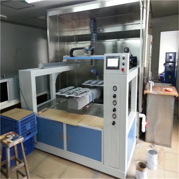 Cabine de aço inoxidável do equipamento 4kw da pintura de pulverizador da linha central do controle 5 do PLC