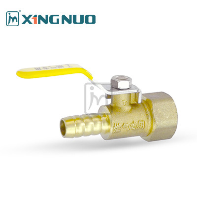 long handle female threaded HEX connection Round Brass Ball Valve Shotting Surface Finish Threaded End Connections