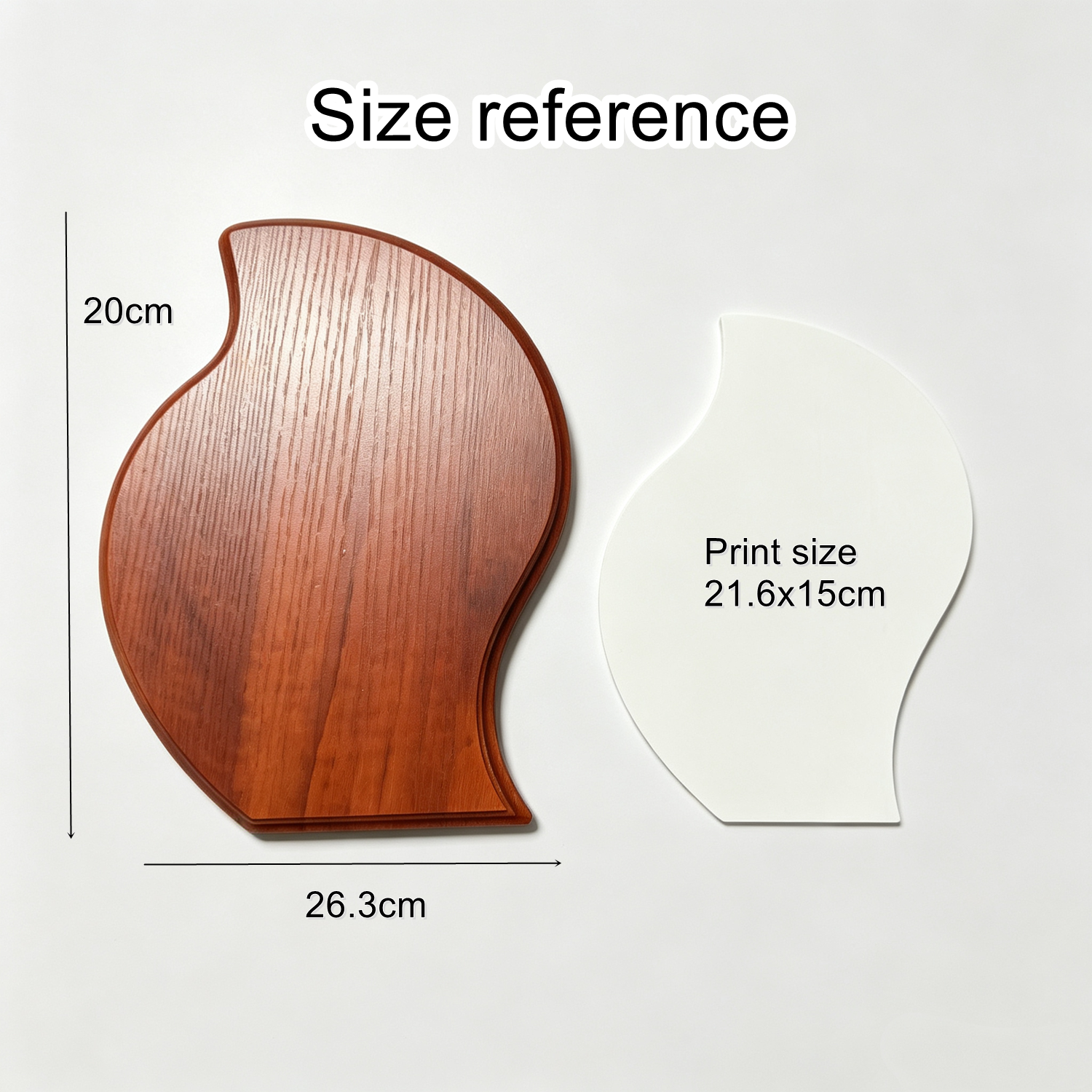 ZELOYAUT Multi Styles Sublimation Wood Medal Blanks, Wood Trophy Blanks for Printing MDF Award Frame Crafts&Gifts Custom