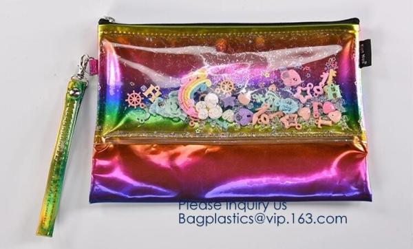 China Supplier EVA pouch customized Cosmetic Makeup Bag toiletry bag,Vinyl Waterproof makeup pouch Portable EVA Women Co