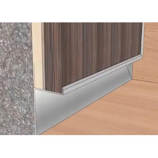 2.0mm Stainless Steel Skirting Board Line Interior Decor Stainless Steel Base Board