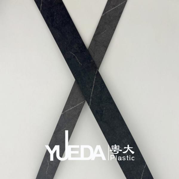 Marble Texture Skin Feeling Custom Edge Banding For High End Cabinets Bookcases