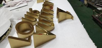 IP67 Fabricated Stainless Steel Letters Mirror polished 41mm 10 Years Lifetime