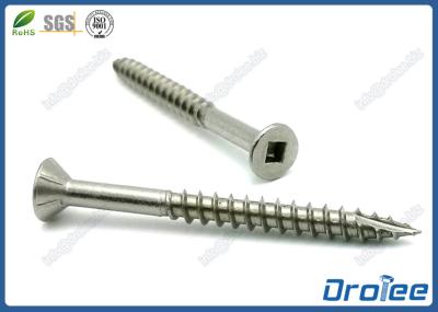 Countersunk Head Square Drive Marine Grade Stainless Steel 316 Decking Screw