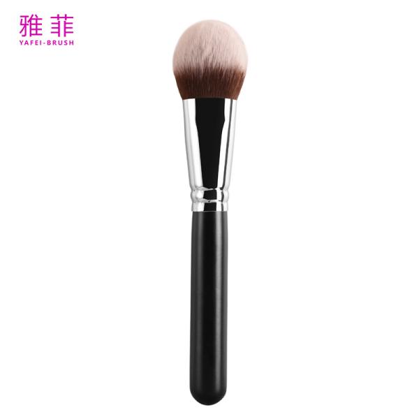 A08 Curved Nylon Hair Round Head Makeup Brush Synthetic Cosmetic Brush Customizable