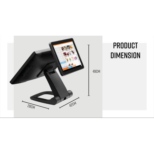 Ресторанная POS-система 15-дюймовый основной дисплей корпус из алюминиевого сплава