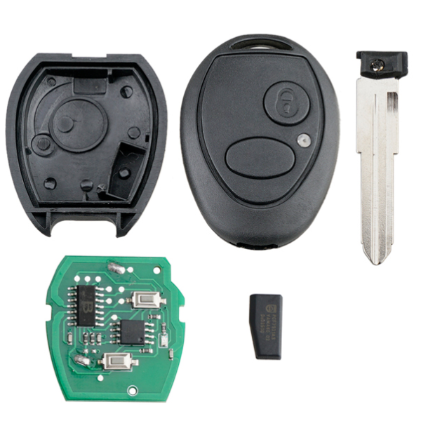 2 Buttons 433MHz PCF7930AS Chip Remote Car Key Fob For Land Rover Discovery 2 TD4 TD5