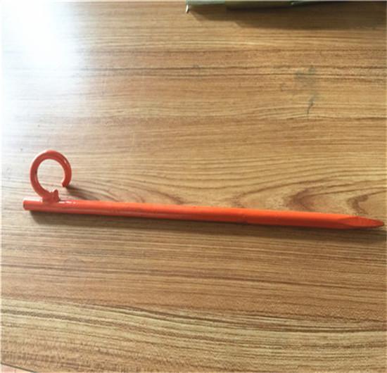 Anel soldado pintado aterrando e enterrando o ponto à terra de aço Rod do cargo do Rebar dos produtos