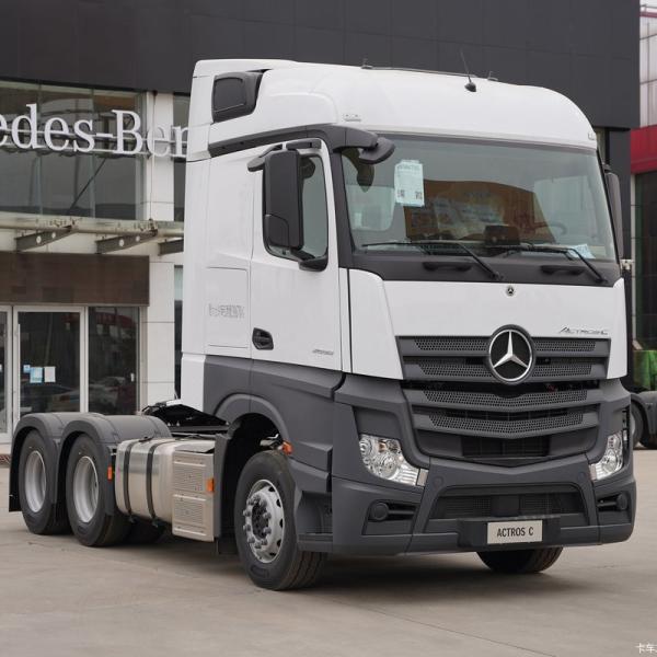 Camion tracteur à tête de moteur diesel de 530 ch pour Mercedes Benz Actros avec ABS Oui Euro 6 et haute puissance