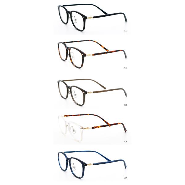 Женщины Мужчины Винтажные ацетатные оптические очки MR 98A07