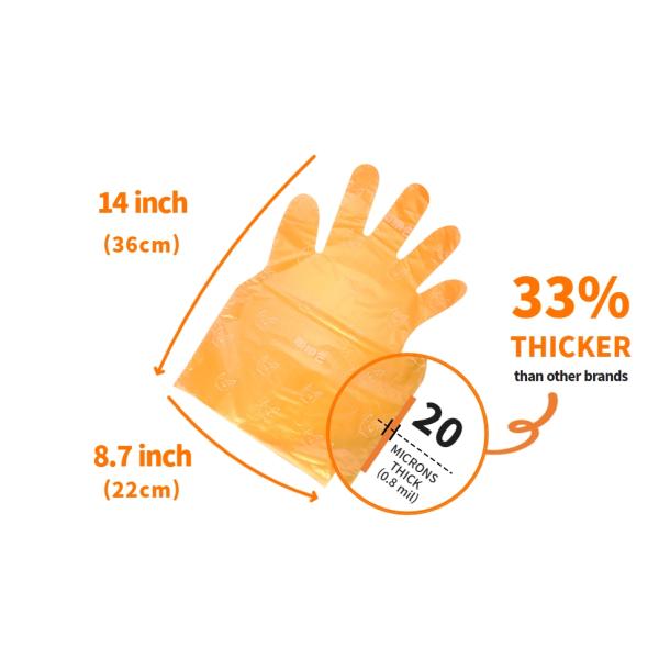 100% Compostable Cornstarchbags, Biodegradable Dog Poop Bags, Gloves Eco Friendly Pet Waste Bag, Doggie Poo, Extra