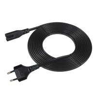 VDE Approved 1.5m EU 2Pin to IEC C7 C8 Laptop Power Cord