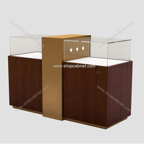 Marvelous retail store design high end jewelry display showcase