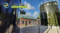 Réservoirs boulonnés en acier revêtu d'époxy pour engrais : stockage général d'engrais liquides agricoles