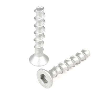 Aço inoxidável 410 Hex Socket Countersunk Ancoras de parafusos de concreto para parafusos de alvenaria