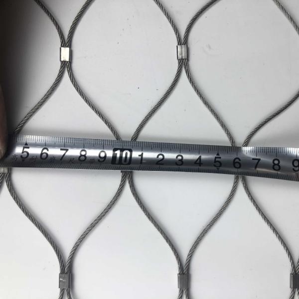 Stainless Steel Cable Mesh Safety Netting SS304/316 for Zoo Bridge