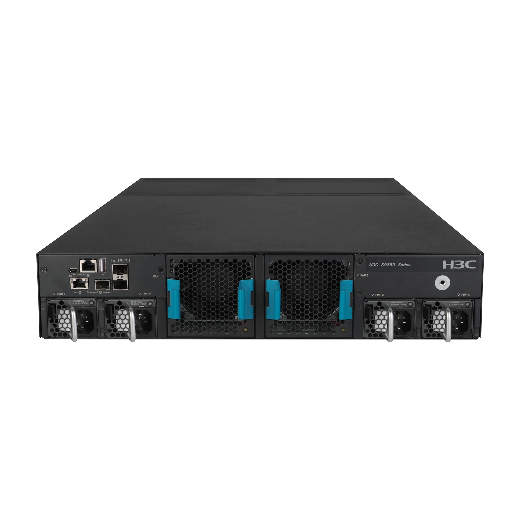 H3C S9850-4C Data Center Switch with 6.4 Tbps Switching Capacity, 32*100G Ports, and Modular Power Supplies