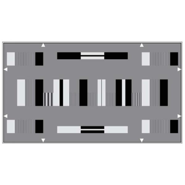 1200 Lines HD Sweep Test Chart Sineimage YE0231 For HDTV Cameras