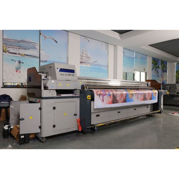 3.2m 18 print heads Large Format Hybrid UV Printer Roll to Roll All-in-one Inkjet Printer