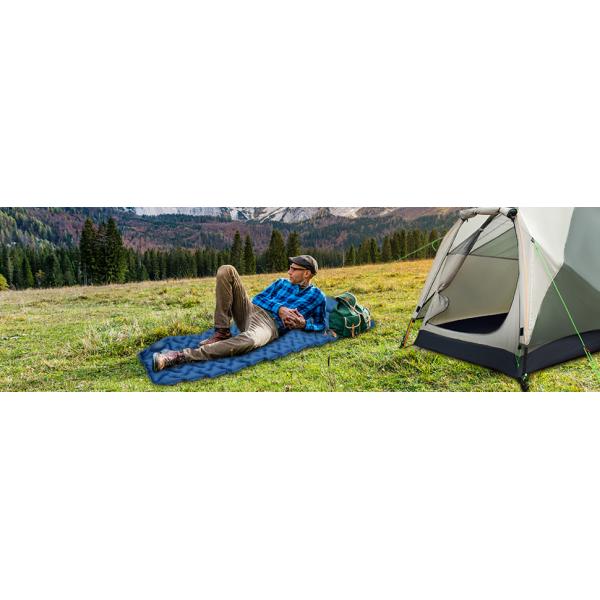 75D Polyester 2.16inch Inflatable Sleeping Pad