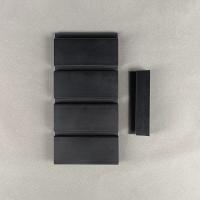 Slatwall plástico impermeável arquiva preto para a sala de vida do PNF