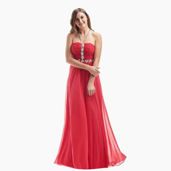 Sleeveless Lady Formal Dress Customization Female Zipper Closure Dresses