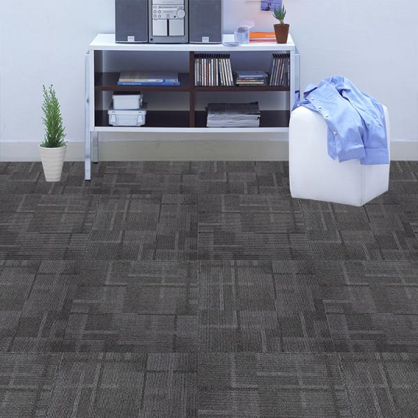 Loop Pile Construction Carpet Tiles Super September PVC Backing 50x50 PP Carpet Floor