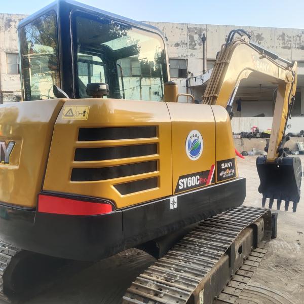 Использованные строительные машины Sany SY60C Crawler Excavator 6 тонн