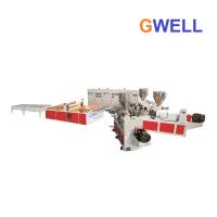 telha ASA Pvc Board Production Line da resina sintética de 3 camadas