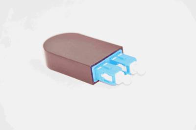 Plastic LC UPC Female Loopback Plug For Fiber Optic Testing Network Restorations