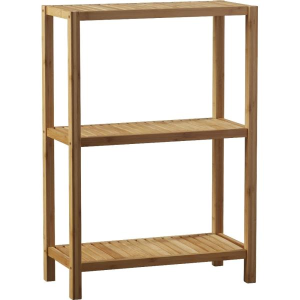 Professional 3 Tier Wooden Bathroom Shelves 31.5 H X 22.1 W X 10.25 D