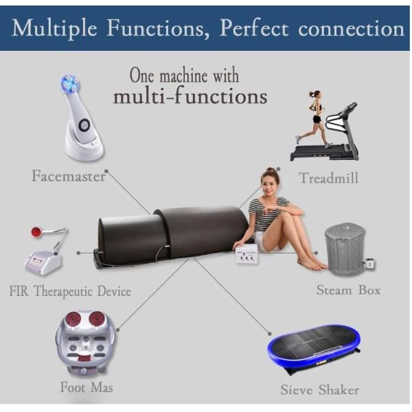 Negative Ion Body Slimming Far Infrared Sauna Dome With Tourmaline Stones