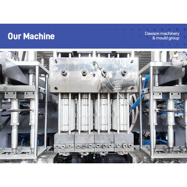 HDPE 500ml 900ml Double Station Four Die Heads Extrusion Blow Molding Machine