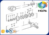 Cilindro de levantamento VOE11707024 VOE11999894 11707024 11999894 do jogo do selo da máquina escavadora de HNBR