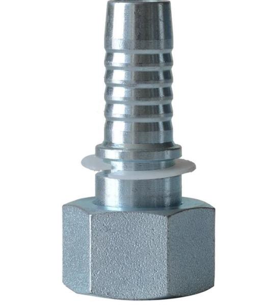 20411 Metric Female 24 Cone O-Ring L. T. Straight Hydraulic Hose Ferrule End Fittings