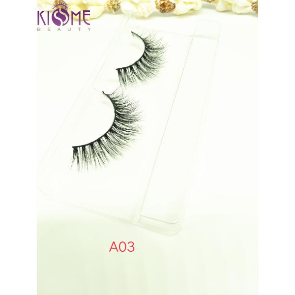 Long Fashion 3D Mink Eyelashes / Unique 3d Lashes No Harm  Long Lasting