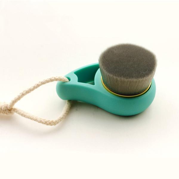 Bamboo Carbon Fiber Hand Face Brush Remove Blackheads For Make Up