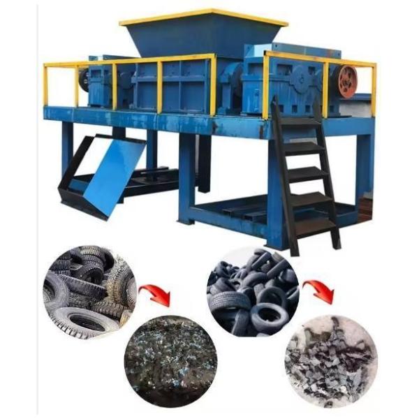 Long Life Old Rubber Tire Shredder MC-600 with 380V Voltage in African Market